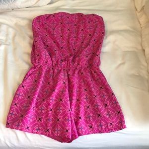 bright pink romper